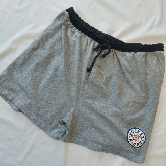 CBC Sports Hockey Night in Canada Gray Jersey Boxer Shorts, XXL - Picture 1 of 6